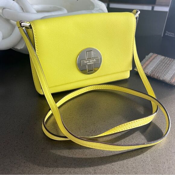 KATE SPADE New York Newbury Lane Sally Yellow Crossbody Bag - Picture 1 of 12